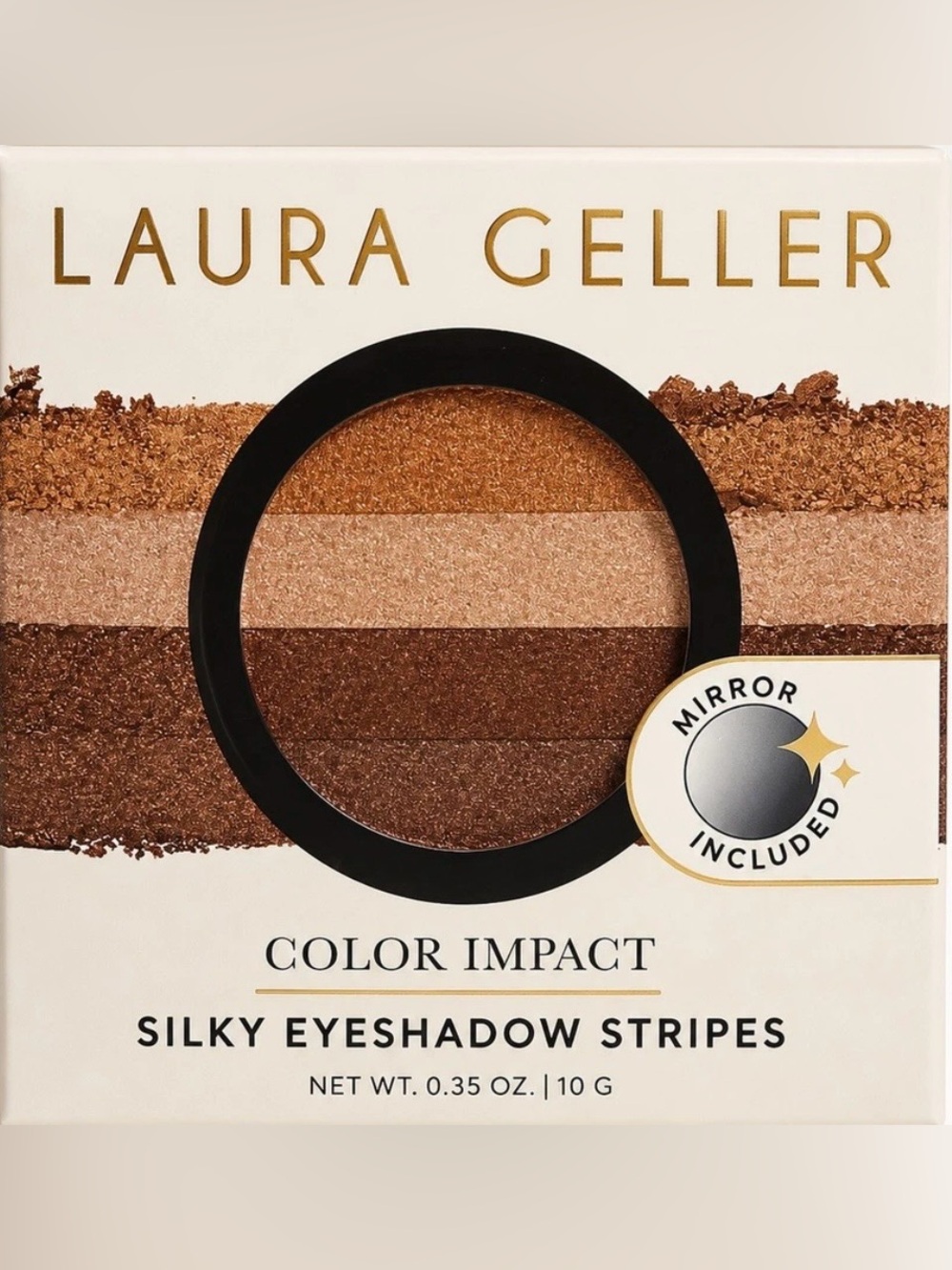Laura Geller Color Impact Silky Eyeshadow Stripes Nude Mood